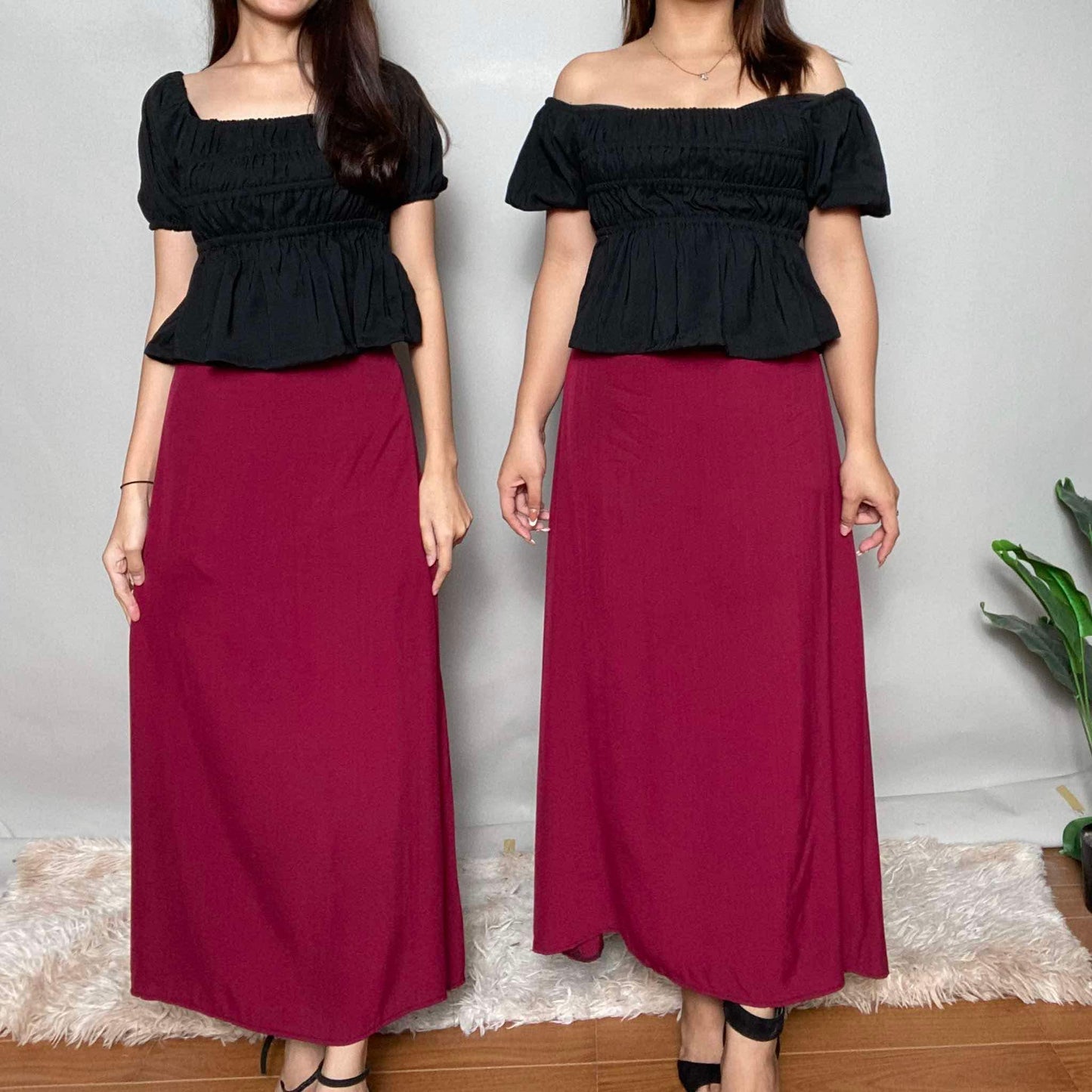 Kasya PH Soft Linen Long Skirt