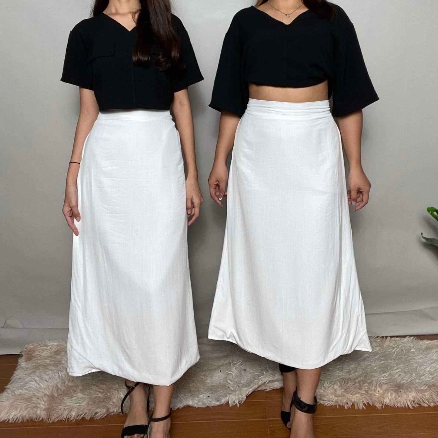 PREMIUM Long Skirt Linen with Inner Lining and Zipper