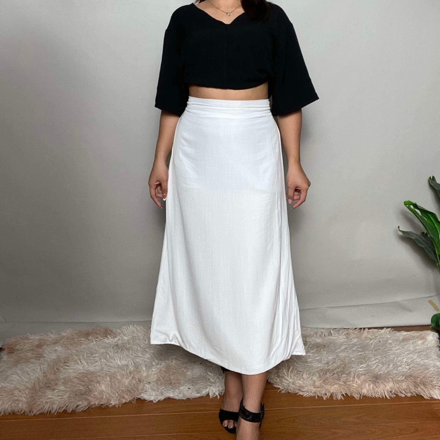 PREMIUM Long Skirt Linen with Inner Lining and Zipper