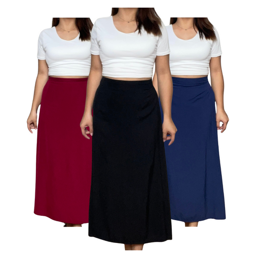 Soft Linen Long Skirt Top 3 Bundle ( Limited time offer )