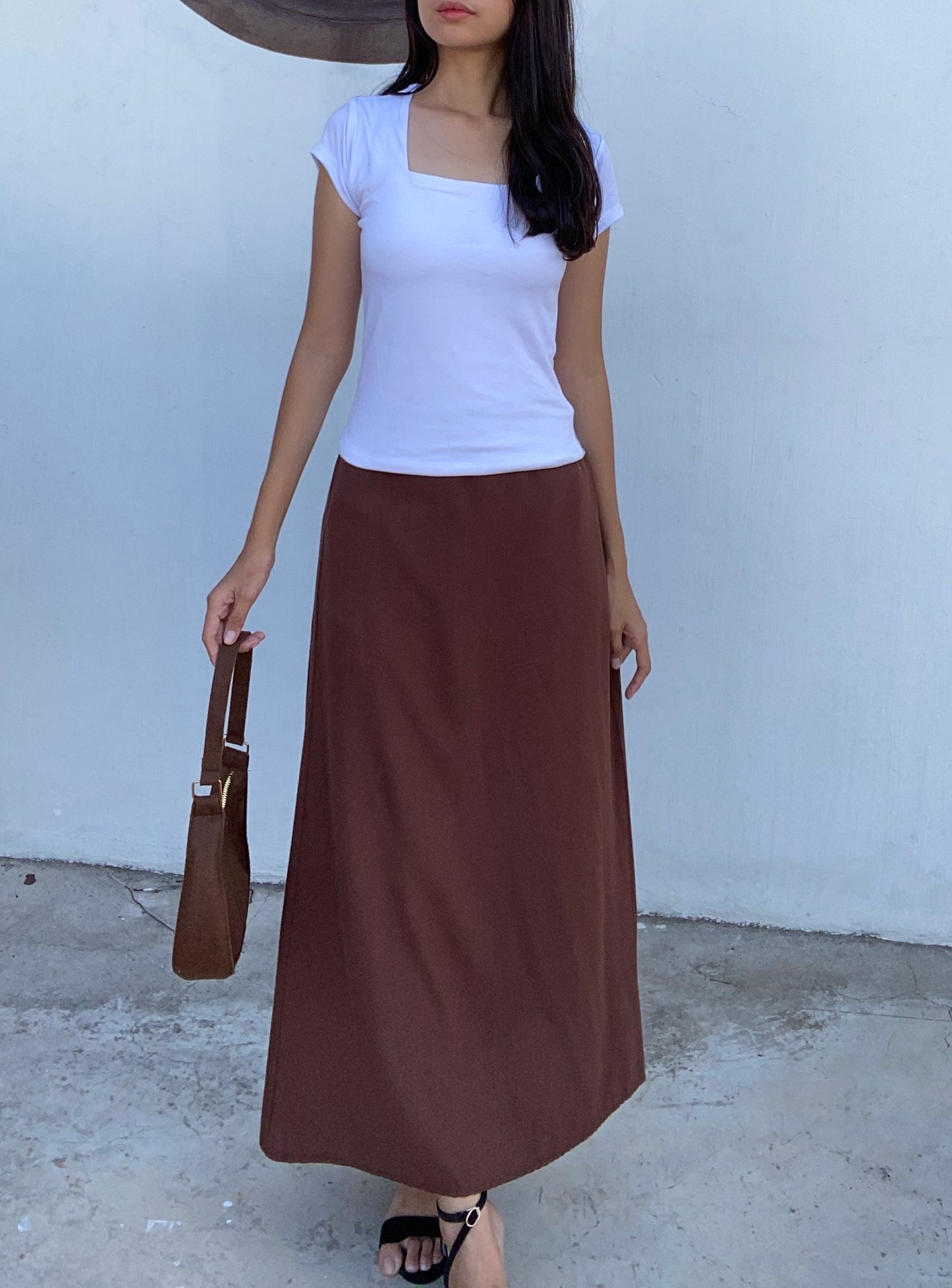 Kasya PH Soft Linen Long Skirt