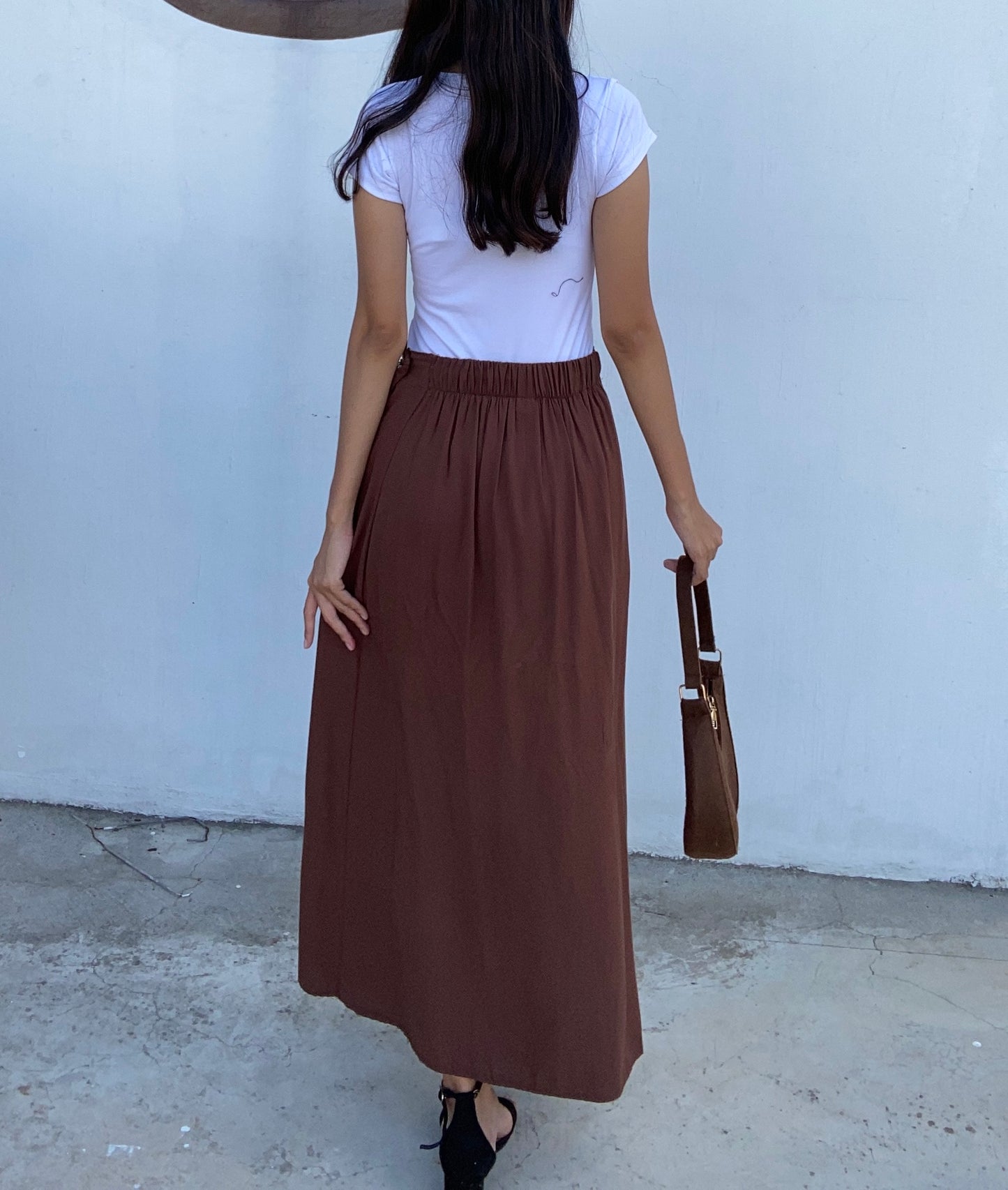 Kasya PH Soft Linen Long Skirt