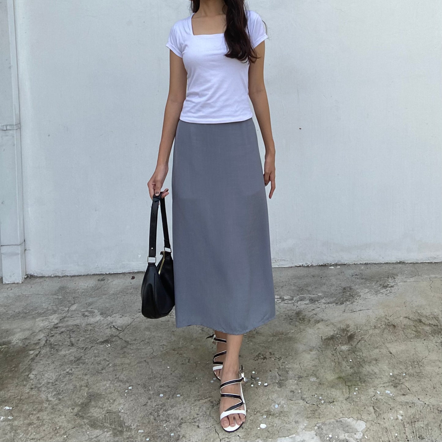 Kasya PH Soft Linen Long Skirt