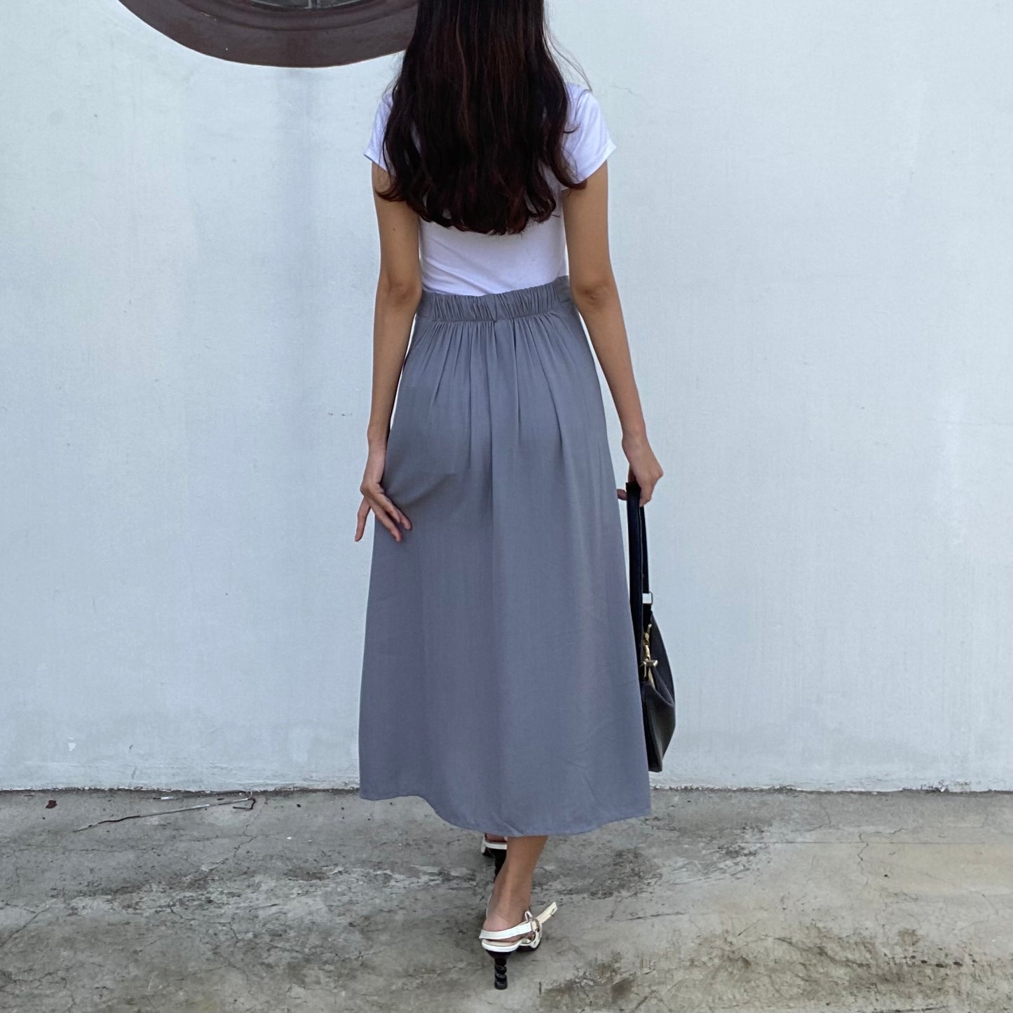 Kasya PH Soft Linen Long Skirt